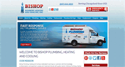 Desktop Screenshot of bishopplumbing.com